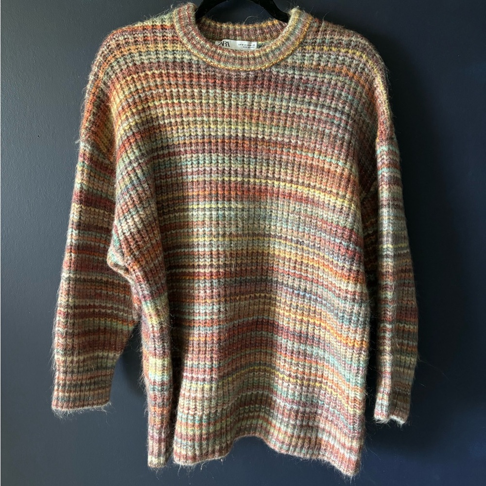 Zara Multicolor Striped Sweater